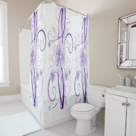 Cortina de ducha Miriam Purple