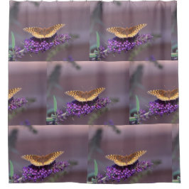 Cortina De Ducha Moda mariposa Purple Softness