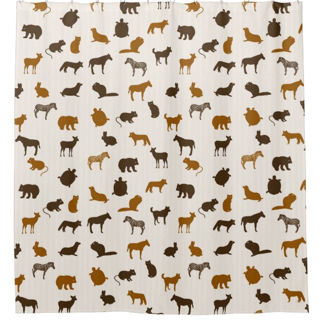 Cortina De Ducha Modelo animal 1 (Anverso)