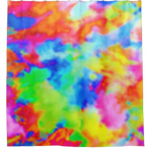 Cortina De Ducha Modelo coloreado multi de Holi + sus ideas