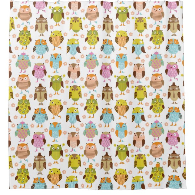 Cortina De Ducha modelo con los pájaros (Anverso)