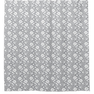 Cortina De Ducha Modelo floral del cordón