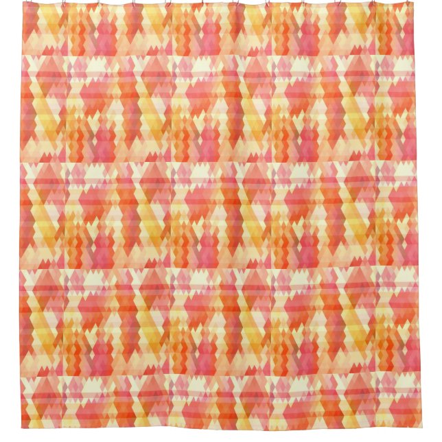 Cortina De Ducha Modelo geométrico 1 (Anverso)