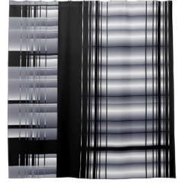 Cortina De Ducha Modelo negro y azul