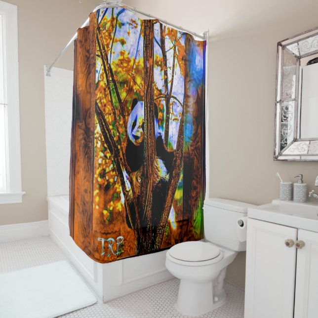 Cortina De Ducha Modelos de oso: Panda Life 01-02 (In situ)