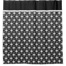 Cortina De Ducha Modelos dobles negros y blancos elegantes de