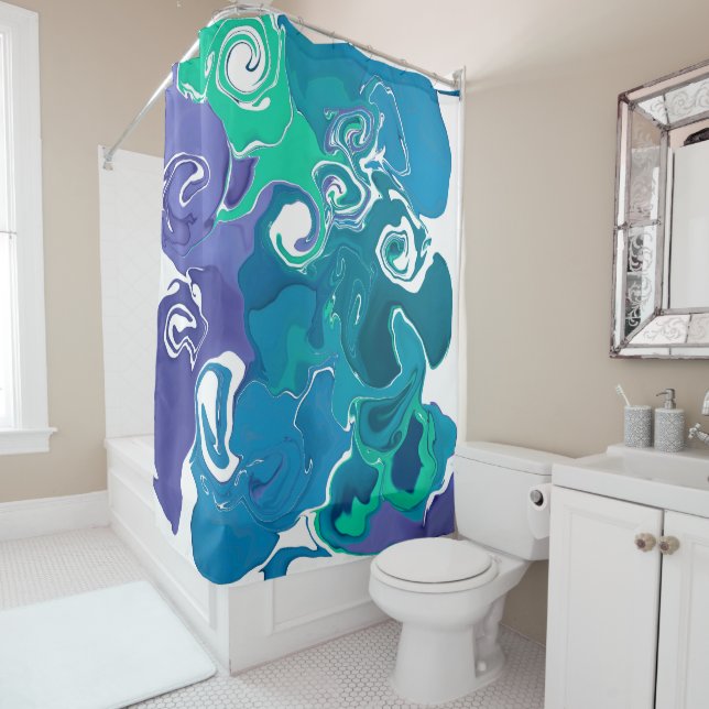 Cortina de ducha moderna (In situ)