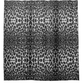 Cortina De Ducha Moderno Abstracto Negro Blanco 