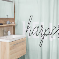 Moderno Pastel Mint Hello Y You Name