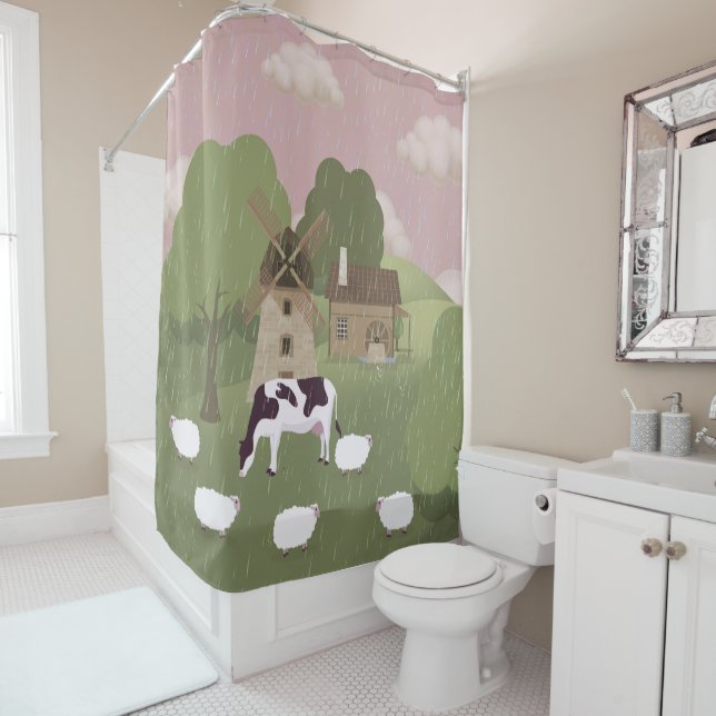 Cortina De Ducha Molino de viento (In situ)