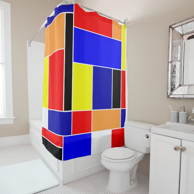 Cortina De Ducha Mondrian #48 (In situ)