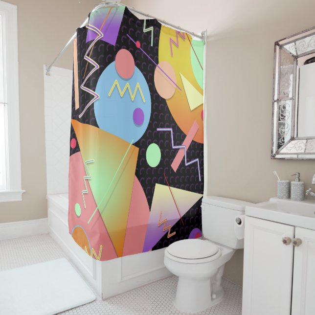 Cortina De Ducha Mondrian No. 412 (In situ)