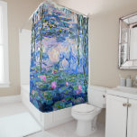 Cortina De Ducha Monet - Lilies de agua, 1919<br><div class="desc">Water Lilies,  1919,  famosa pintura de Claude Monet</div>