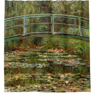 Cortina De Ducha Monet Puente Japonés Giverney