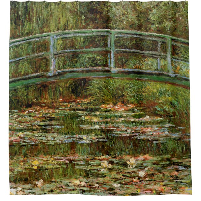 Cortina De Ducha Monet Puente Japonés Giverney (Anverso)