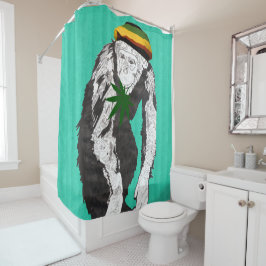 Cortina De Ducha Mono apedreado