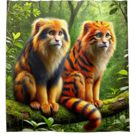 Cortina De Ducha Monos de fantasía