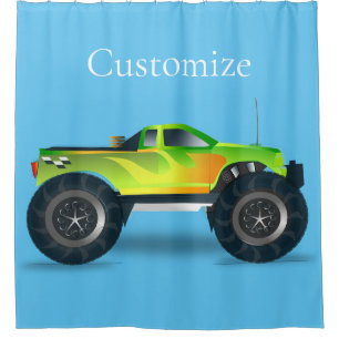 Cortina De Ducha Monster Truck Thunder_Cove