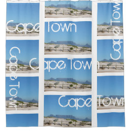 Cortina De Ducha Montaña de la Mesa de Ciudad del Cabo ZA Sudáfrica