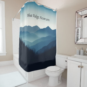 Cortina De Ducha Montañas Blue Ridge, personalizable