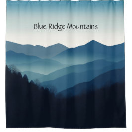 Cortina De Ducha Montañas Blue Ridge, personalizable