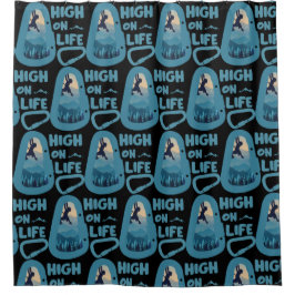 Cortina De Ducha Montañas del alpinismo