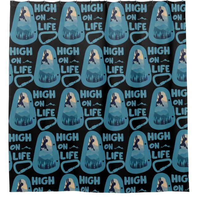 Cortina De Ducha Montañas del alpinismo (Anverso)