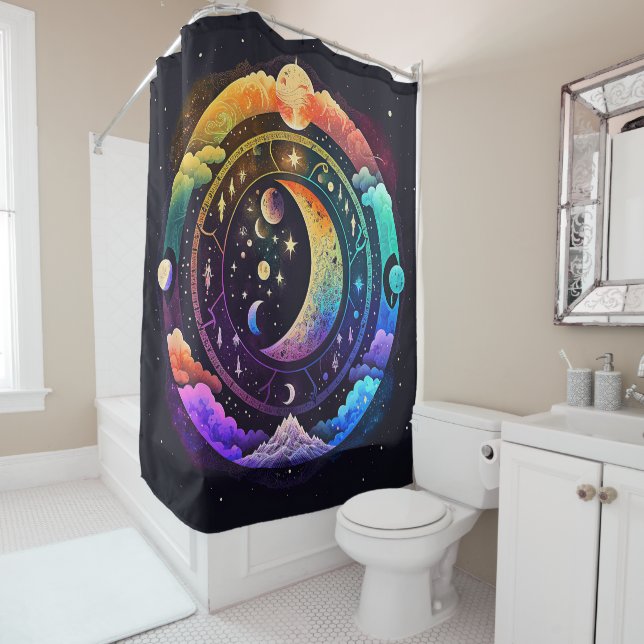 Cortina De Ducha Moon Dreams Shower Curtain (In situ)