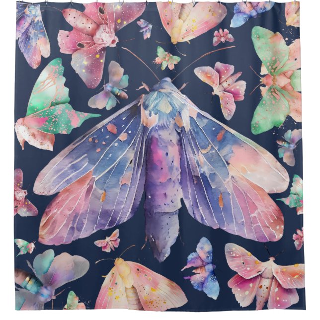 Cortina de ducha morada (Anverso)