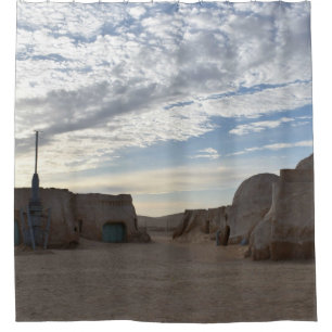 Cortina De Ducha Mos Espa en el planeta Tatooine.