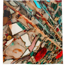 Cortina De Ducha Mosaico colorido