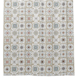 Cortina De Ducha Mosaico de mosaico de trama