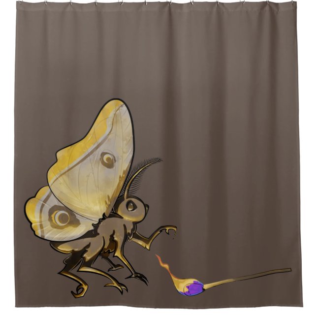 Cortina De Ducha Moth (Anverso)