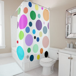 Cortina De Ducha motif rond