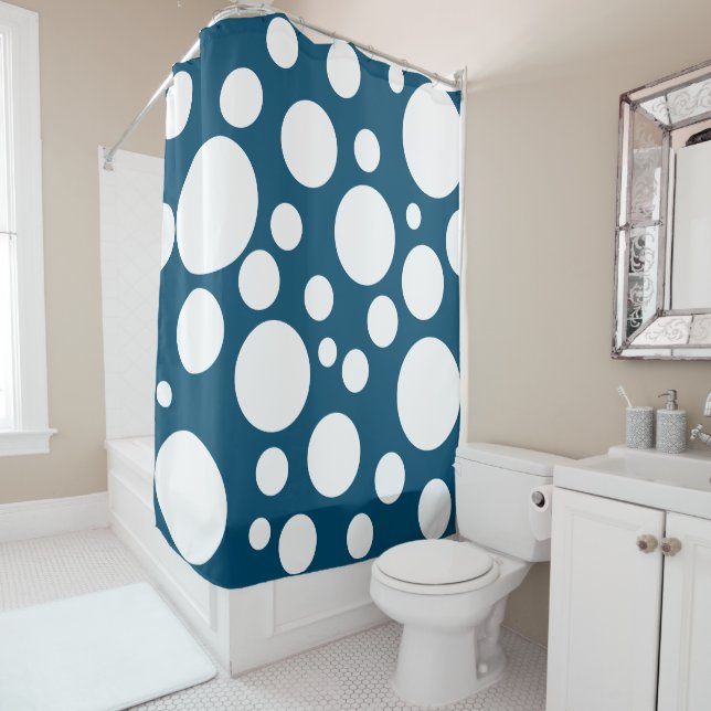 Cortina De Ducha motif rond (In situ)