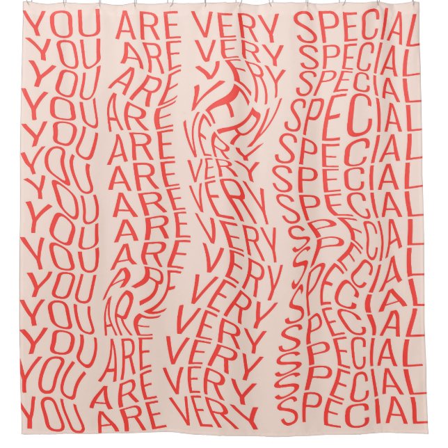 Cortina De Ducha Motivacional: Eres especial (Anverso)