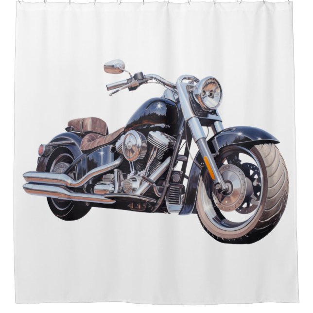 Cortina De Ducha Motocicleta acuática (Anverso)