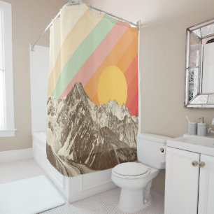 Cortina De Ducha Mountainscape el 1% el pipe% Florent Bodart