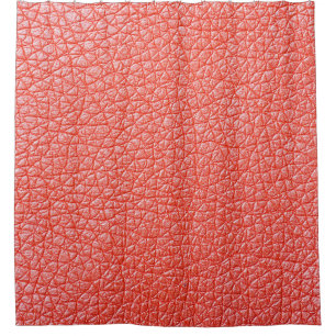 Cortina De Ducha Muestra de tapicería de cuero naranja textureabstr