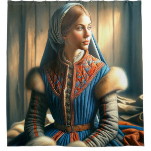 Cortina De Ducha Mujer de IA