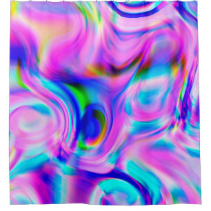 Cortina De Ducha Multicolor abstract background. Colorful pattern.