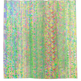Cortina De Ducha Multicolored Shimmery Shower Curtain