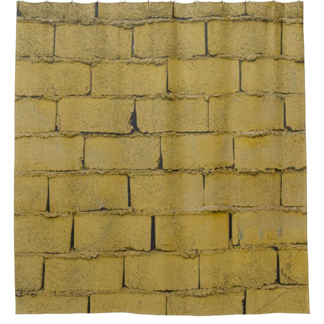 Cortina De Ducha Muro de ladrillo de hormigón vacío (Anverso)