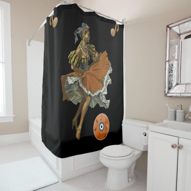 Cortina de ducha Música (In situ)