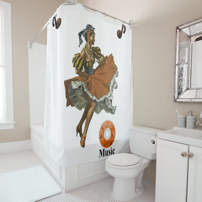 Cortina de ducha Música (In situ)