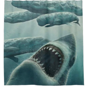 CORTINA DE DUCHA NADAR CON LOS TIBURONES