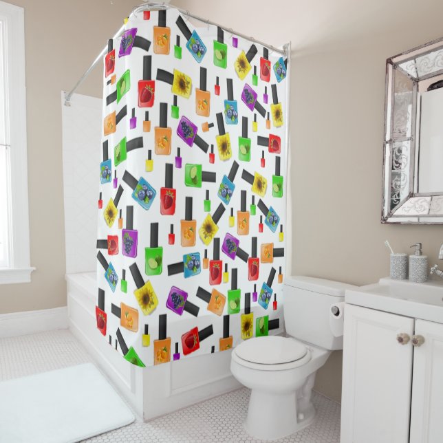 Cortina de ducha Nail Fresa polaca Blueberry (In situ)