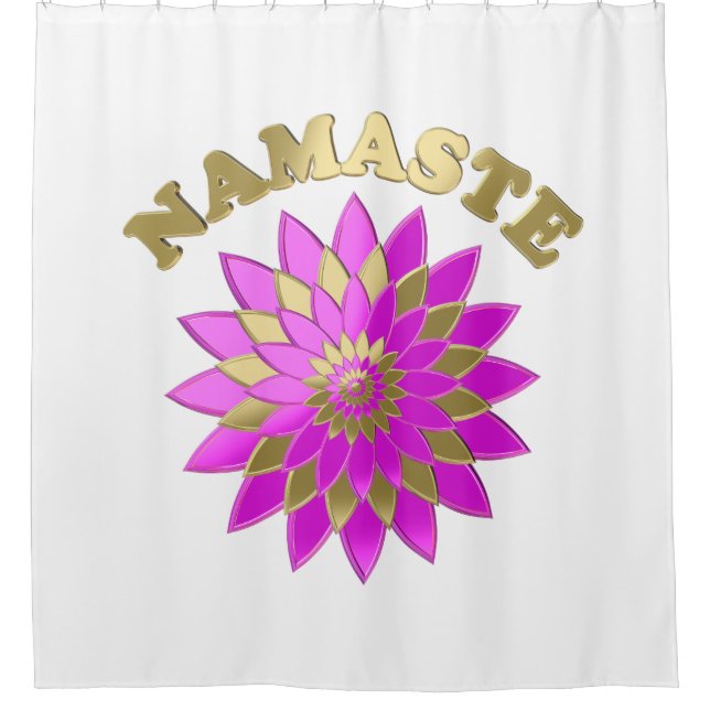 Cortina De Ducha Namaste (Anverso)