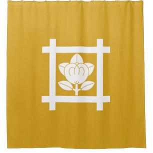 Cortina De Ducha Naranja mandarín de la secta Nichiren