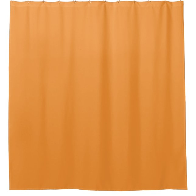 Cortina De Ducha Naranja Mango (Anverso)